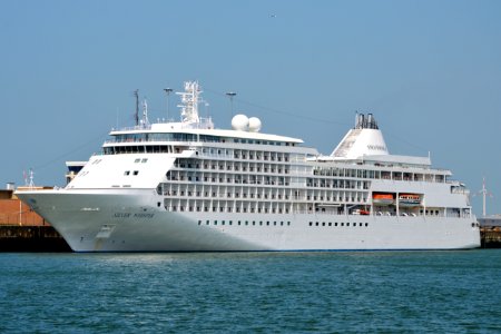 Silver whisper 2016 in Zeebrugge