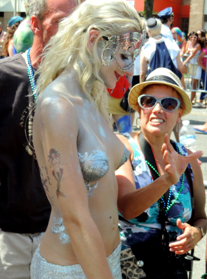 Silver at Mermaid Parade 2014 CI jeh
