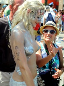 Silver at Mermaid Parade 2014 CI jeh