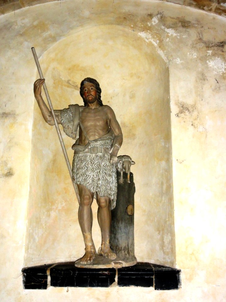 Sillé-le-Guillaume (Sarthe) église,statue St Jean Baptiste PM72002373