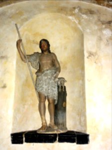 Sillé-le-Guillaume (Sarthe) église,statue St Jean Baptiste PM72002373