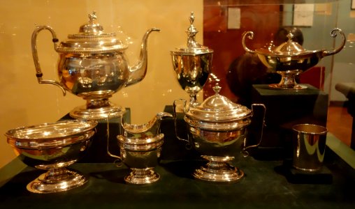 Silver by Charles A. Burnett, 1790s-1815 - The Lyceum - Alexandria, Virginia - DSC03428
