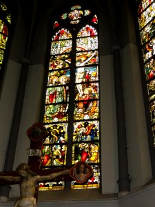 Sint Martinuskerk Katwijk (Cuijk) raam kruisdood van Christus