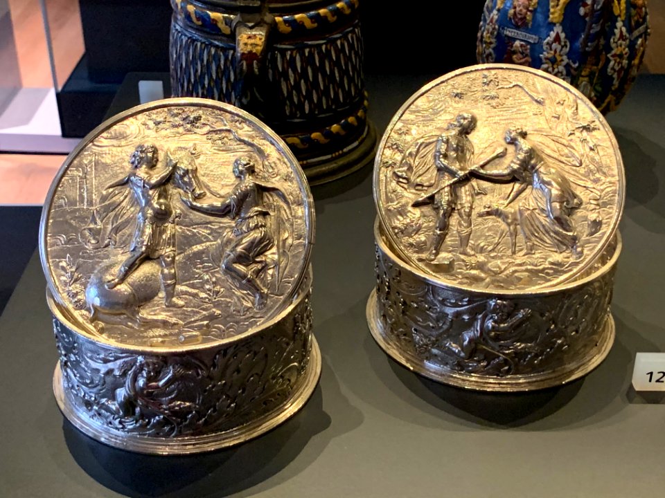 Silver boxes, National Museum of Scotland