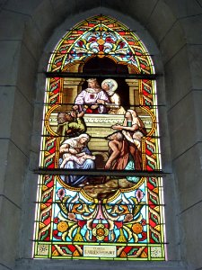 Signy-l'Abbaye (Ardennes) église, vitrail 04
