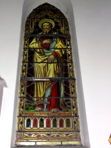 Sint Martinuskerk Katwijk (Cuijk) raam St. Simon