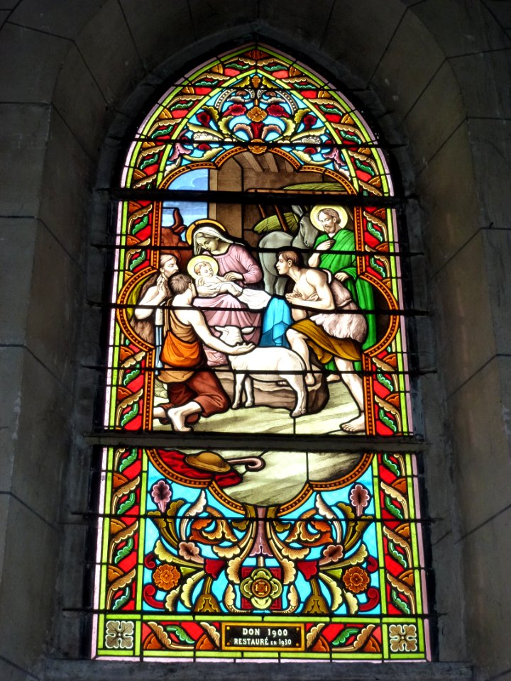 Signy-l'Abbaye (Ardennes) église, vitrail 10