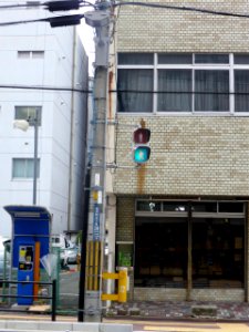 Singnal of a decade ago at Suita (green)