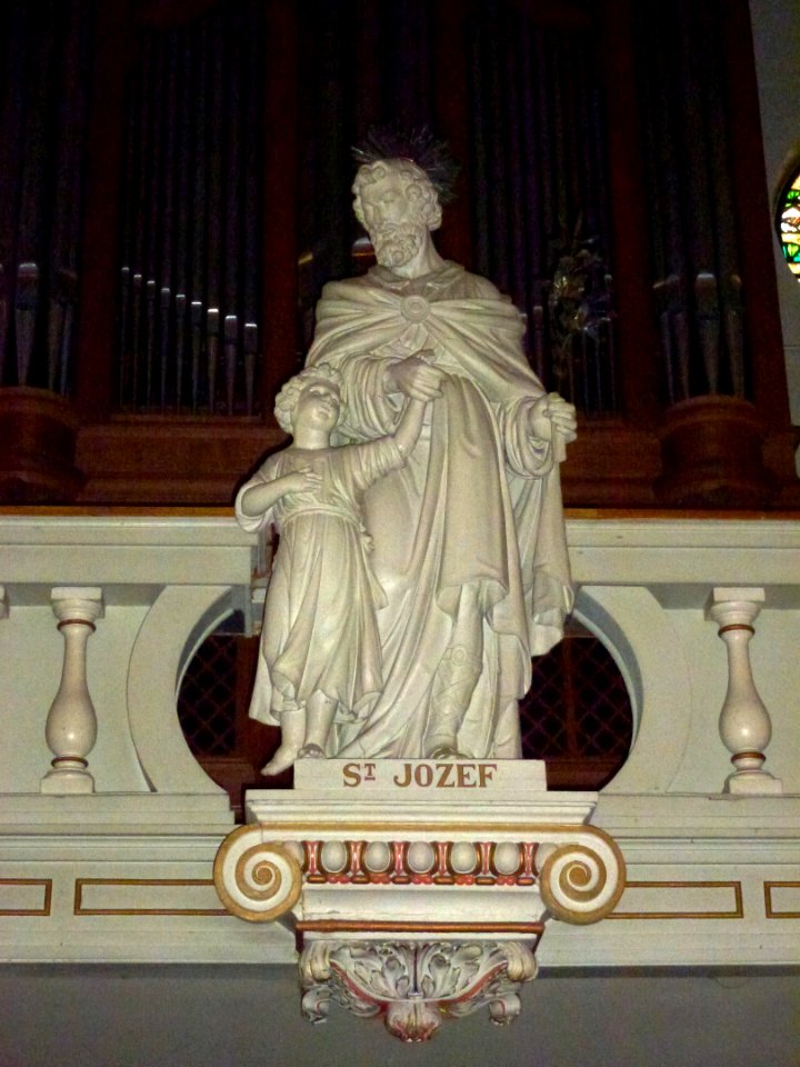 Sint Bartholomeus Beek (Ubbergen) beeld St.Josef met Jezuskind