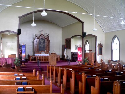 Singsaas Lutheran Church, interior 01