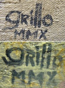 Signatures of Cuban painter José Agustín González Grillo (born 1957)