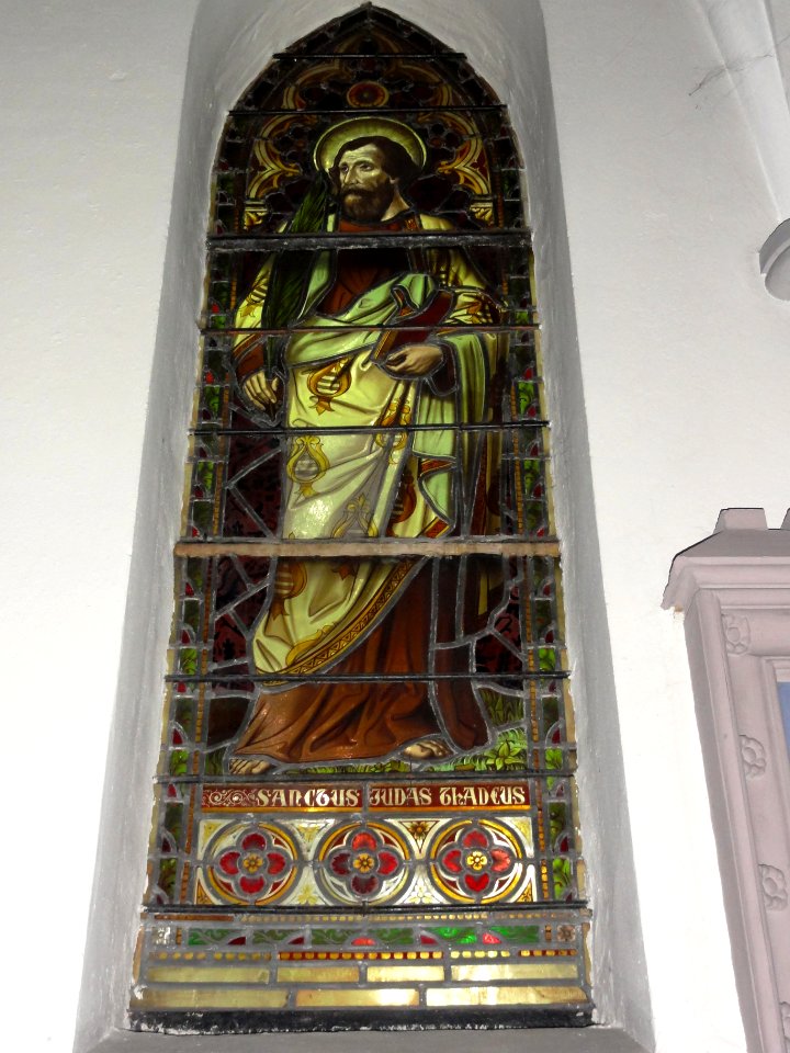 Sint Martinuskerk Katwijk (Cuijk) raam St. Judas Thadeus
