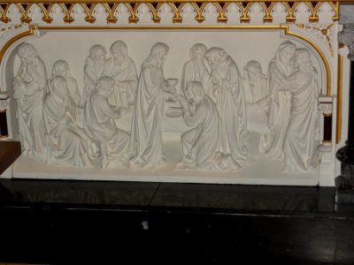 Sint Martinuskerk Katwijk (Cuijk) relief Laatste Avondmaal