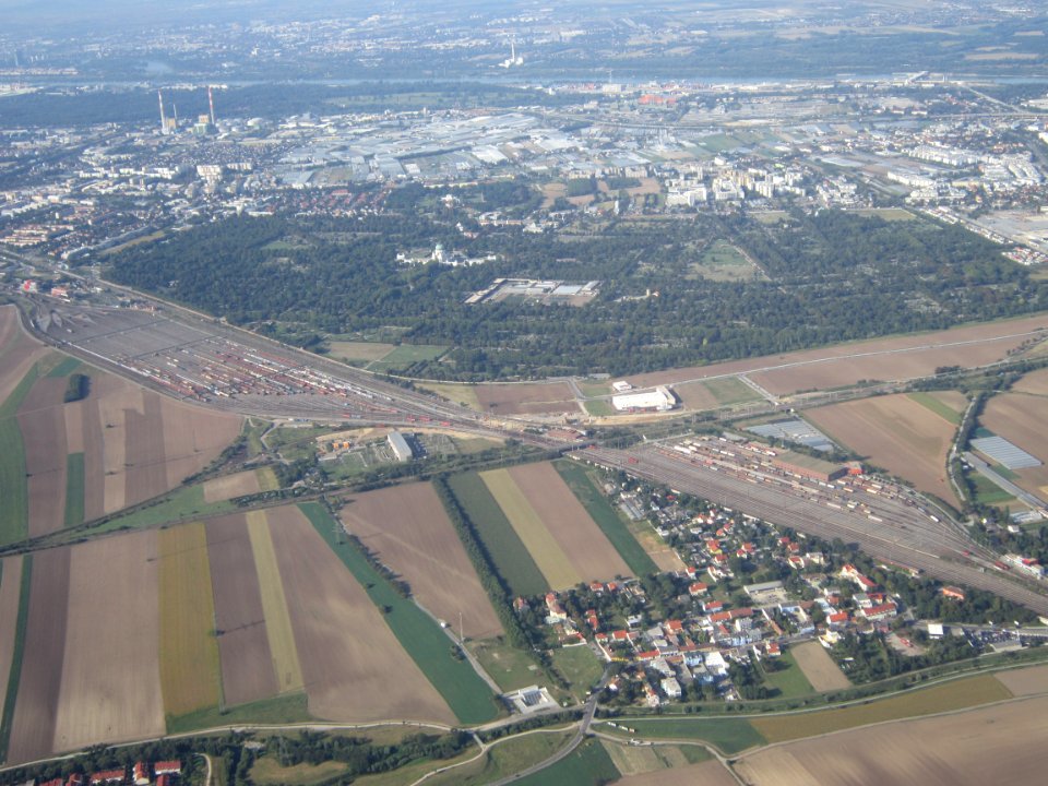 Simmering, Vienna (aerial view - 2012)