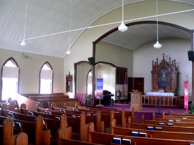 Singsaas Lutheran Church, interior 04