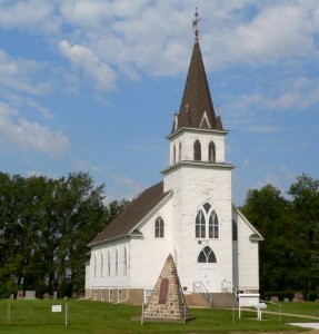 Singsaas Lutheran Church from ESE 1