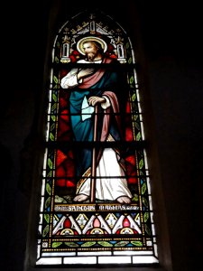 Sint Martinuskerk Katwijk (Cuijk) raam St. Mathias
