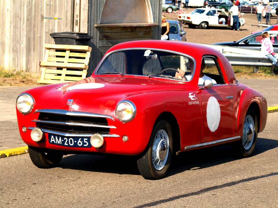 Simca 9 Sport Coupe dutch licence registration AM-20-65 pic3