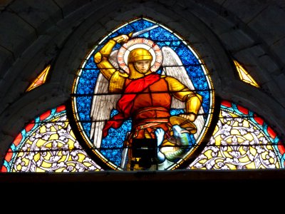 Signy-l'Abbaye (Ardennes) église, vitrail 01