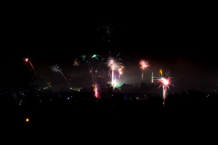Silvesterfeuerwerk 2015, Wanfried, Hessen, Deutschland, IMG 0381 edit