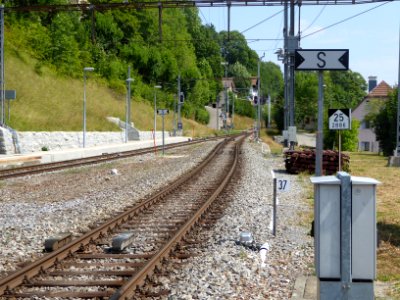 Signum mit Schild Le Locle
