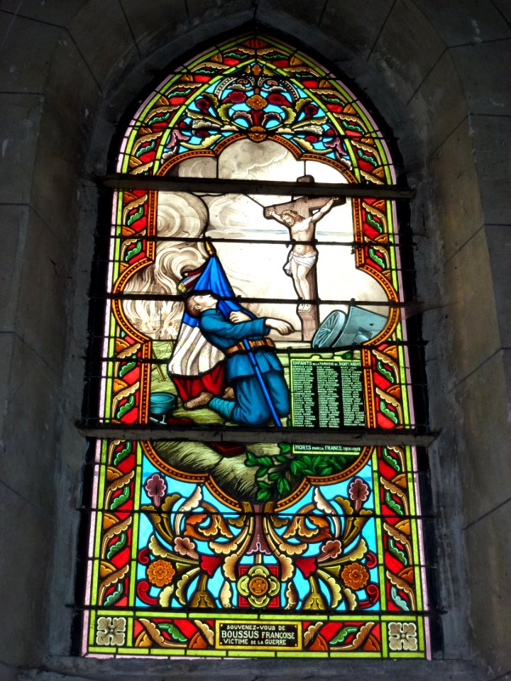 Signy-l'Abbaye (Ardennes) église, vitrail 12