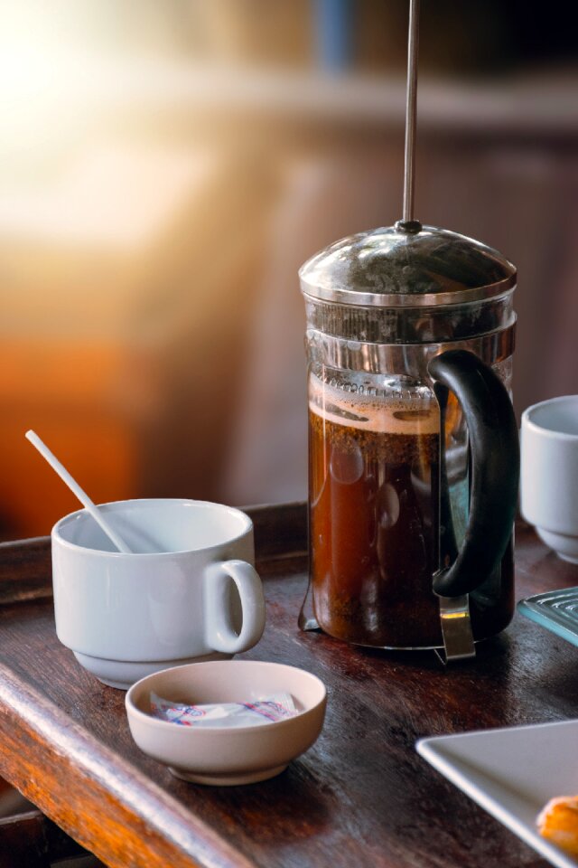 Press piston coffee
