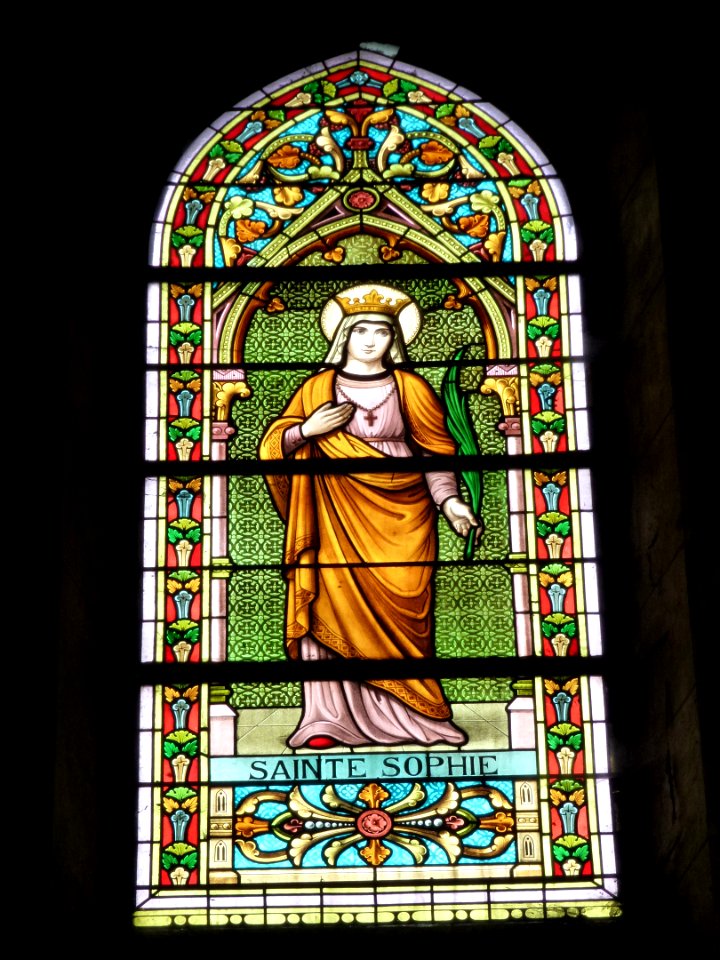 Signy-l'Abbaye (Ardennes) église, vitrail 19