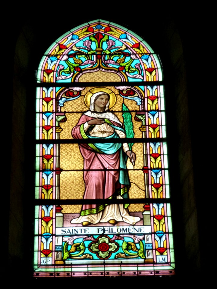 Signy-l'Abbaye (Ardennes) église, vitrail 15