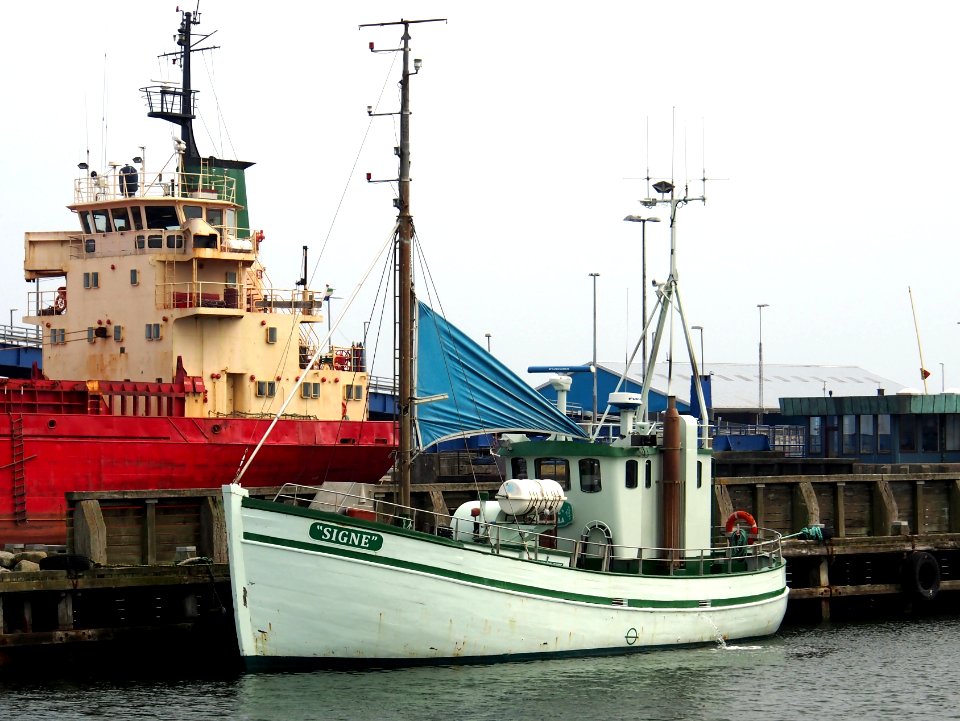 Signe, fishing vessel at Greena