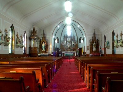 St. Wenceslaus church (Tabor, South Dakota) interior 5