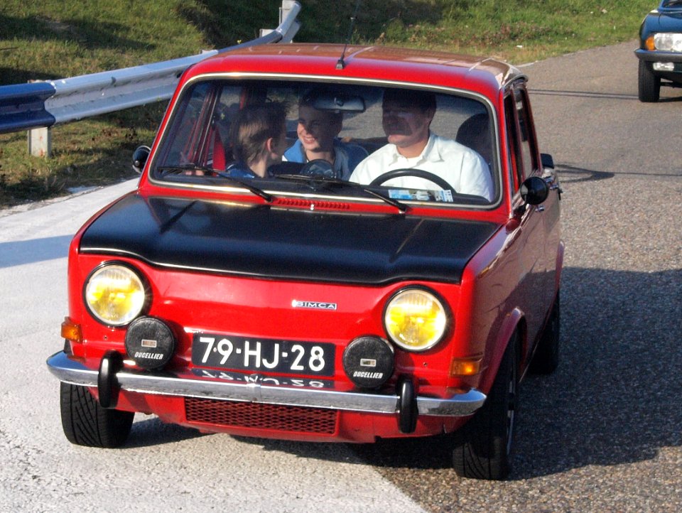 Simca 1000 RALLYE dutch licence registration 79-HJ-28 pic3