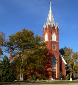 St. Wenceslaus church (Tabor, South Dakota) from SW 1