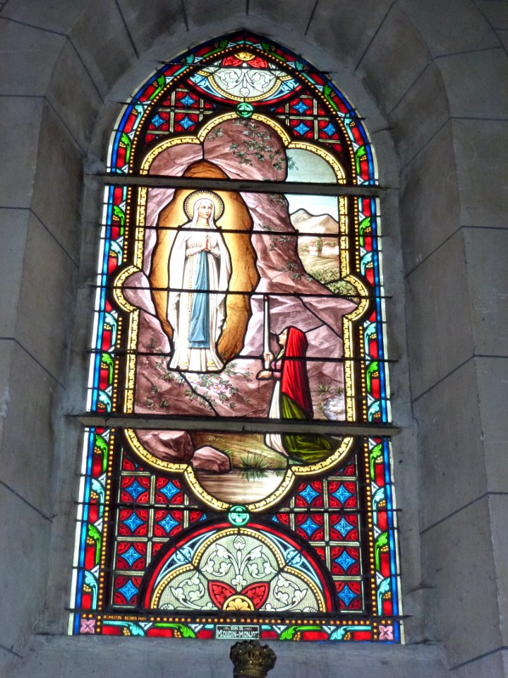 Signy-l'Abbaye (Ardennes) église, vitrail 06