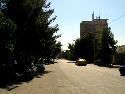 Simorgh st view - noon - Nishapur 5