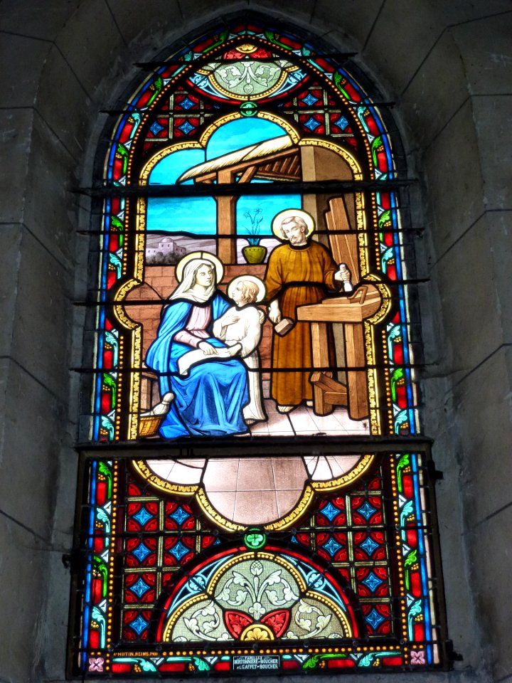 Signy-l'Abbaye (Ardennes) église, vitrail 08