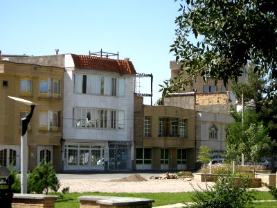 Simorgh Culture House - Simorgh statue view - Nishapur 004