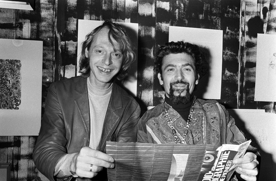 Simon Vinkenoog (l) en René Willmer, Bestanddeelnr 924-5102
