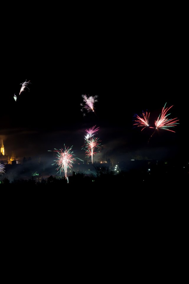 Silvesterfeuerwerk 2016, Wanfried, Hessen, Deutschland, IMG 3213 edit