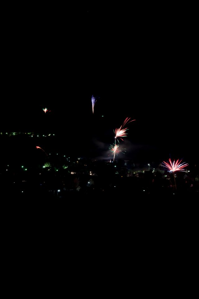 Silvesterfeuerwerk 2016, Wanfried, Hessen, Deutschland, IMG 3204 edit