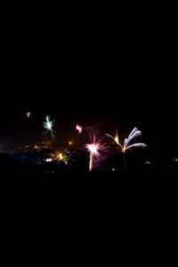 Silvesterfeuerwerk 2016, Wanfried, Hessen, Deutschland, IMG 3198 edit