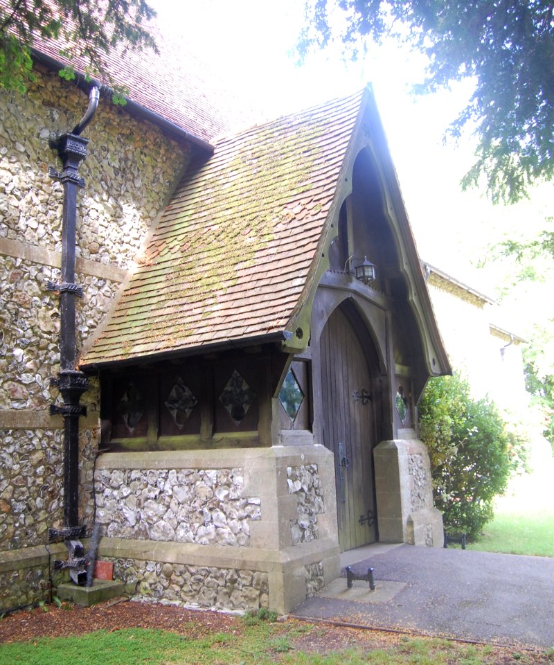 St John the Evangelist's Church, Winchester Road, Langrish (NHLE Code 1179126) (July 2019) (Entrance Porch)