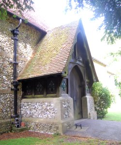 St John the Evangelist's Church, Winchester Road, Langrish (NHLE Code 1179126) (July 2019) (Entrance Porch)