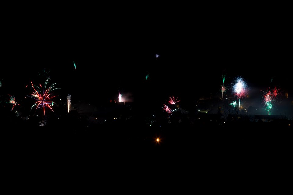 Silvesterfeuerwerk 2015, Wanfried, Hessen, Deutschland, IMG 0377 edit