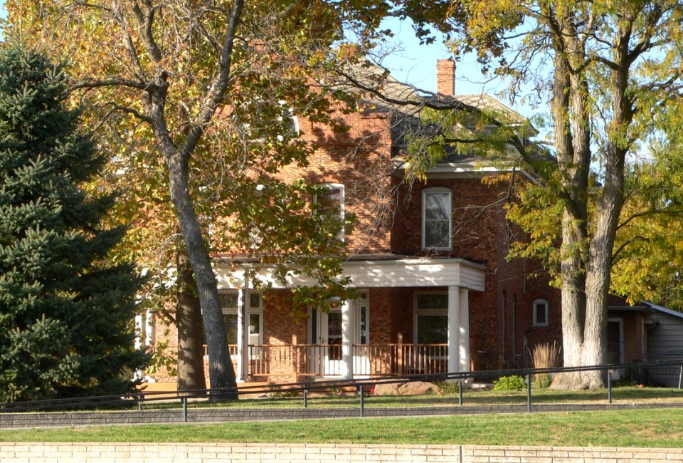St. Wenceslaus rectory (Tabor, South Dakota) from S 1