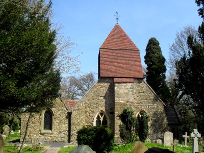 St Leonard's Church (Church-in-the-Wood), Church in the Wood Lane, Hollington, Hastings (NHLE Code 1353148) (April 2010)