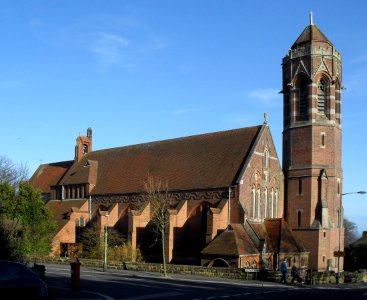 St John the Evangelist's Church, Upper Maze Hill, St Leonards-on-Sea (NHLE Code 1043400) (April 2010) (1)