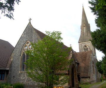 St John the Evangelist's Church, St John's Road-Church Lane junction, Hedge End (NHLE Code 1204236) (May 2019) (2)