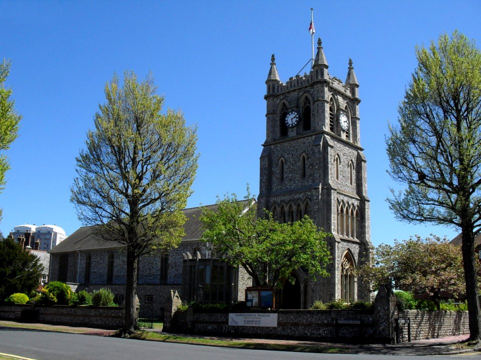 St John the Evangelist's Church, St John's Road, Meads, Eastbourne (May 2010)