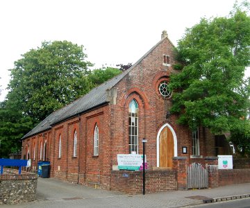 St John the Baptist's Church, London Road, Purbrook (May 2019) (Church Hall - former Primitive Methodist Chapel)